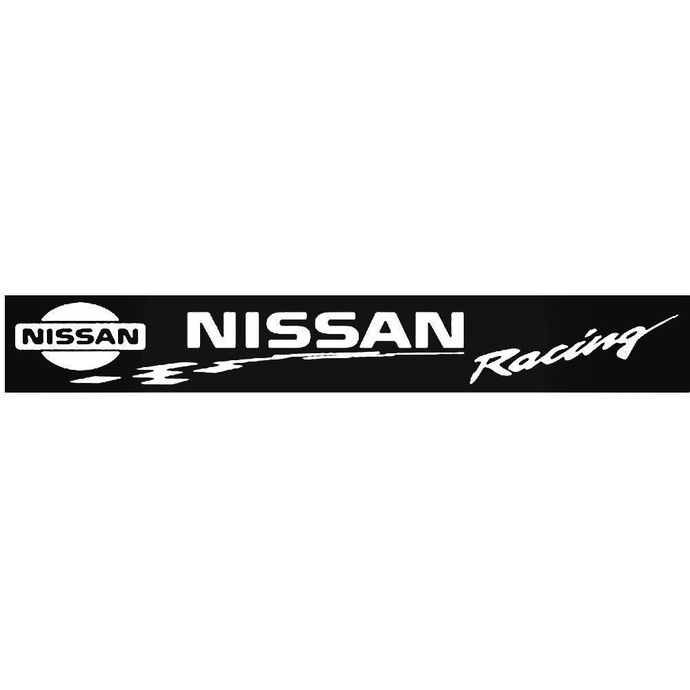 Nissan Racing Logo - Nissan Racing Windshield Banner 2 Vinyl Decal Sticker