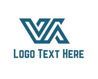 Vertical Blue Lines Logo - Lines Logo Maker | BrandCrowd