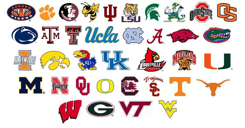 Best College Football Logo - best college logos.fontanacountryinn.com