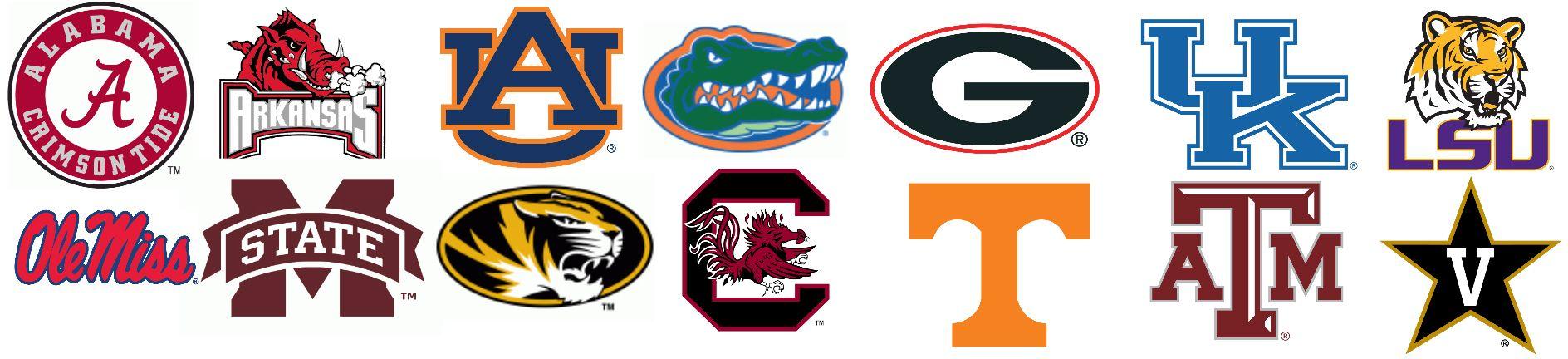 Best College Football Logo - Best Lookin' Logos of the SEC. Thinking Out Loud