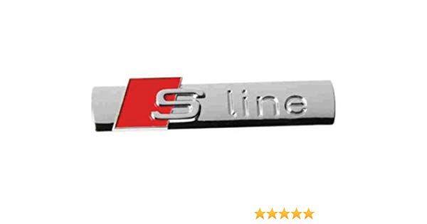 Red White and S Automotive Logo - SUMEX Race Sport S Line Emblem Car Badge- Red And Chrome- 15 X 70Mm ...