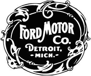 Original Ford Logo - Original 1903 Ford Logo Vinyl Decal Graphic 25 Color and 10 Size ...
