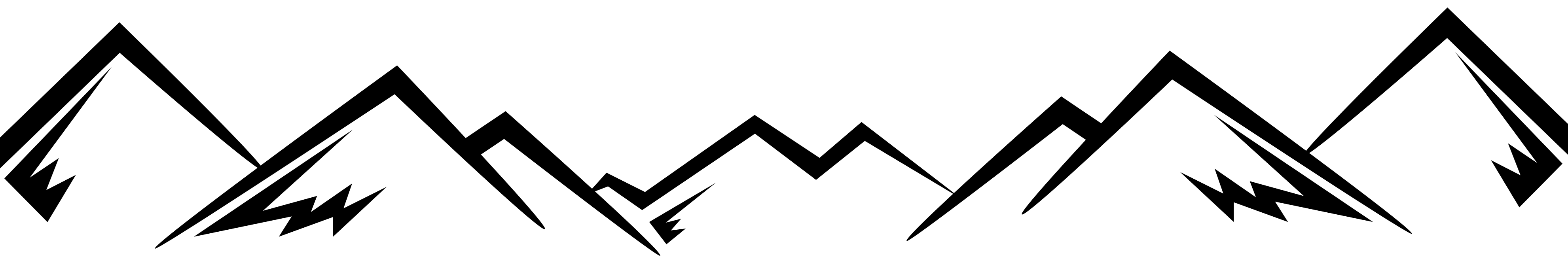 Black and White Mountain Logo - Mountain Hot Tub Bozeman, Big Sky, Butte & Helena MT