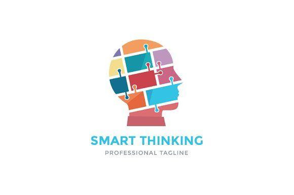 Thinking Logo - Smart Thinking Logo ~ Logo Templates ~ Creative Market