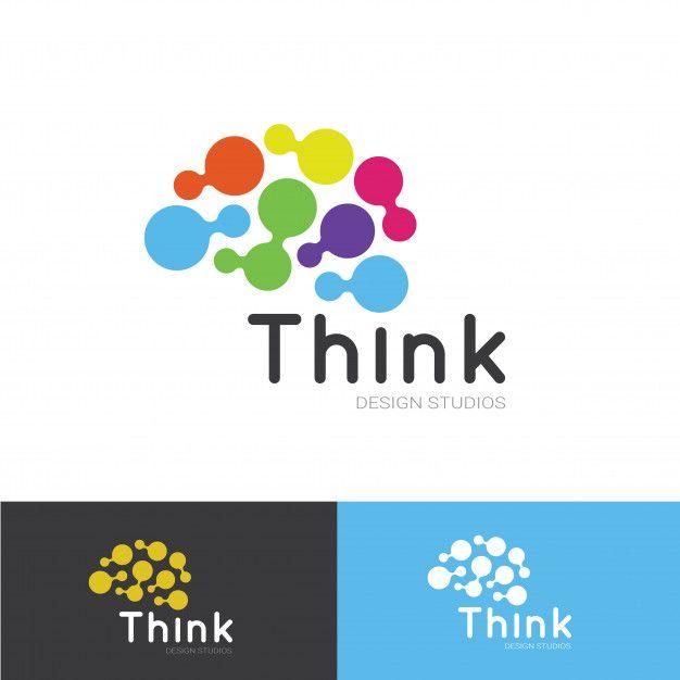 Thinking Logo - Thinking logo template Vector | Premium Download