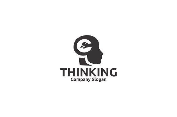 Thinking Logo - Thinking Logo Templates Creative Market