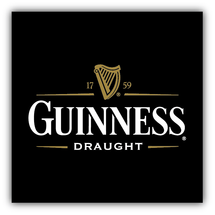 Guinness Draught Logo - Guinness Draught Beer Logo Sticker – Novlandia