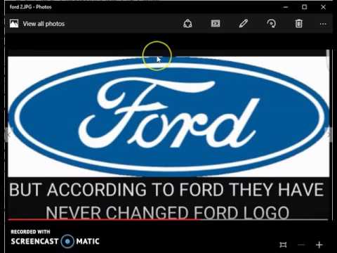 Original Ford Logo - Ford - YouTube