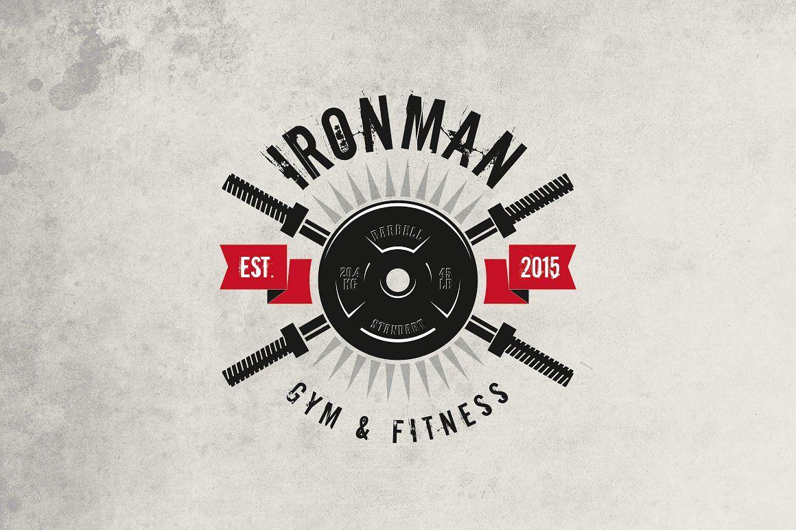 Fitness Logo - Gym & Fitness Logo ~ Logo Templates ~ Creative Market