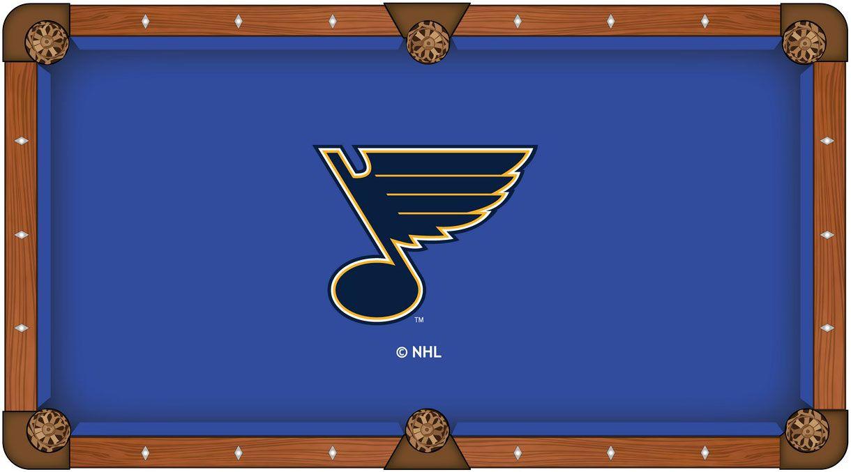 St. Louis Blues Logo - St Louis Blues Pool Table Felt * NHL Logo Billiard Cloth