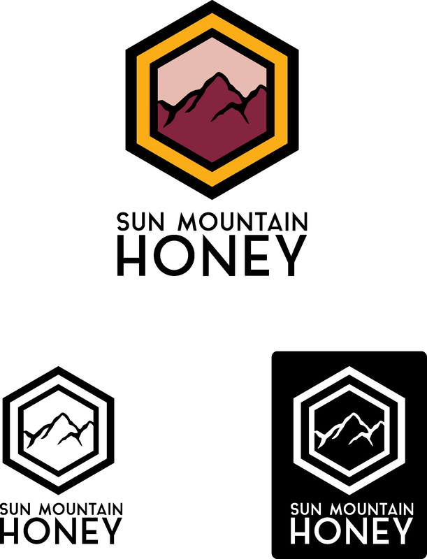 Sun Mountain Logo - Sun Mountain Honey - EH PHOTOGRAPHY & DESIGN