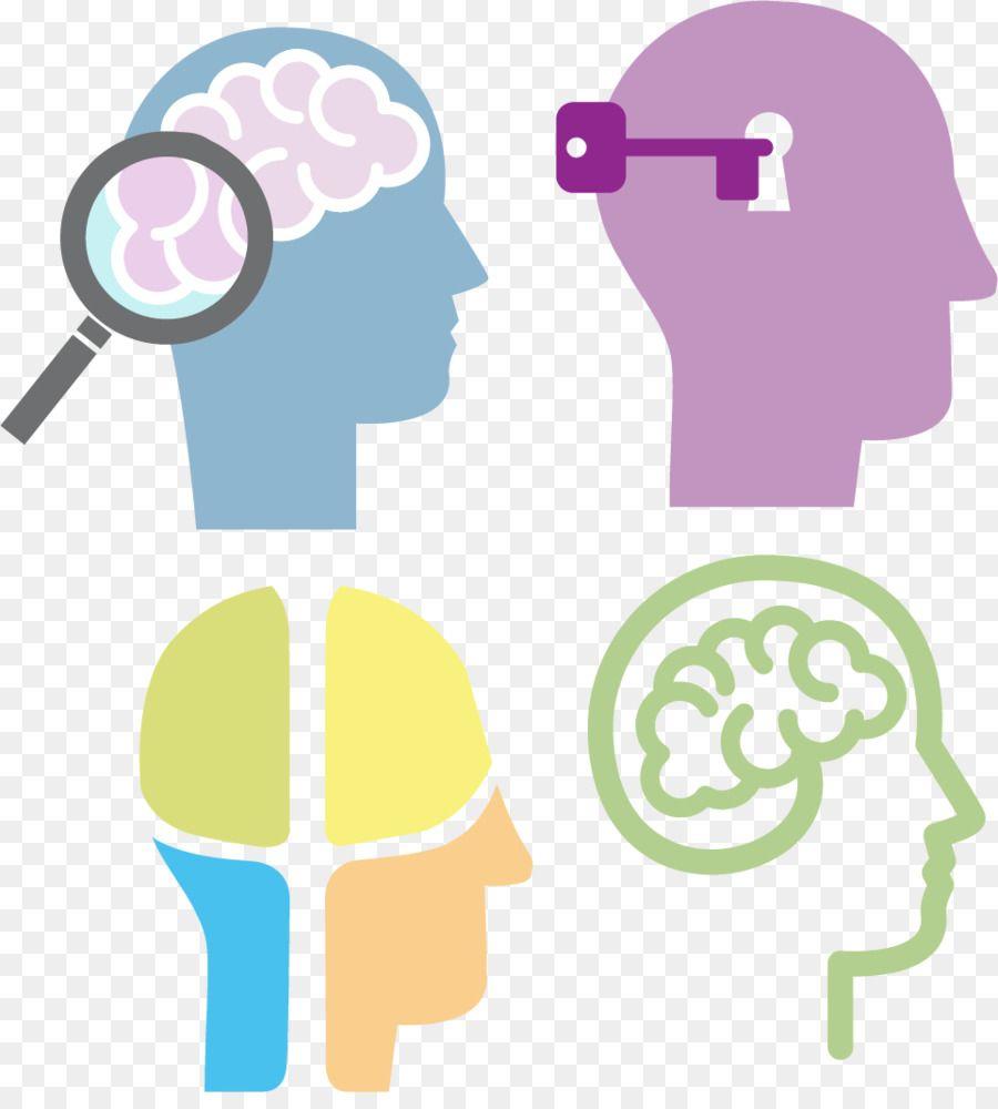 Thinking Logo - Euclidean vector Psychology Human brain Illustration