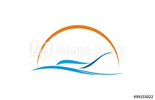 Sun Mountain Logo - abstract sun mountain logo - Buy this stock vector and explore ...