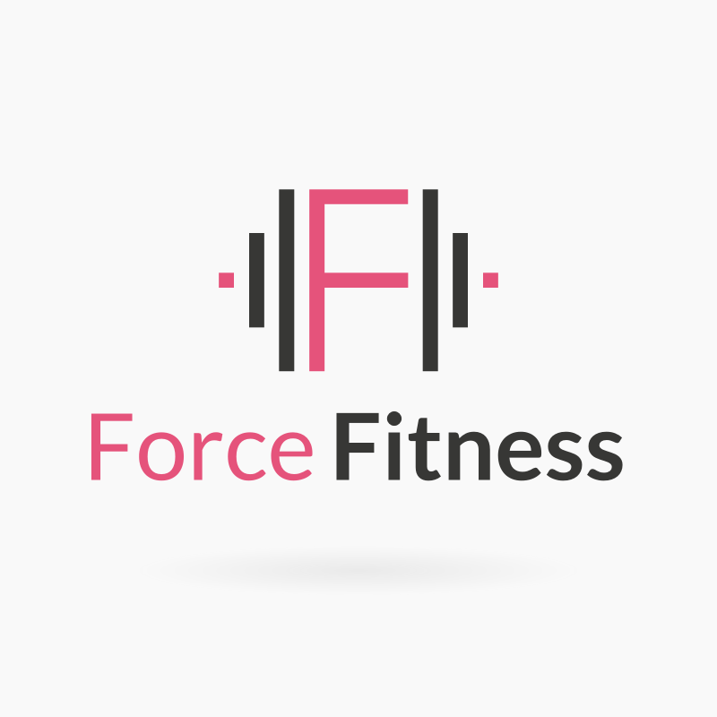 Fitness Logo - Force Fitness Logo Template | Bobcares Logo Designs Services