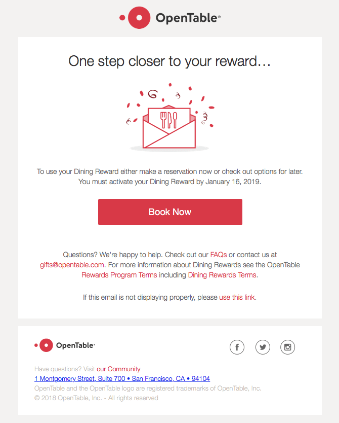 Make Reservations OpenTable Logo - Activating your Dining Reward