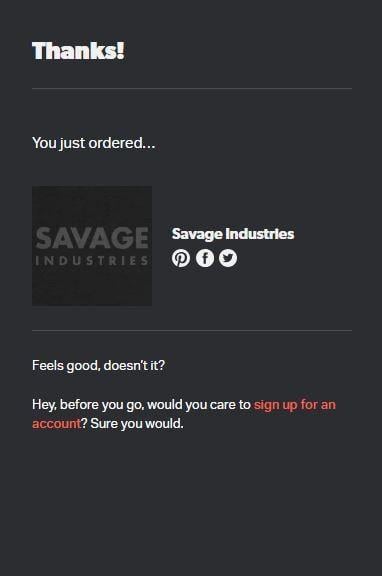 Savage Industries Logo - Cotton Bureau's not rocket science. Order “Savage