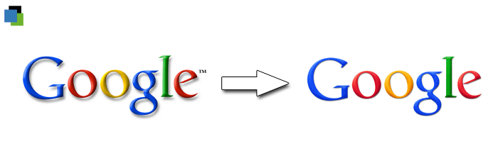 1999 Google Logo - Eric's Ad Blog: The Re Branding Facelift, When Logos Go Under The Knife