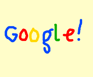 1999 Google Logo - Old Google Logo From 1999 drawing by ManCanNeverBeNumberOne ...