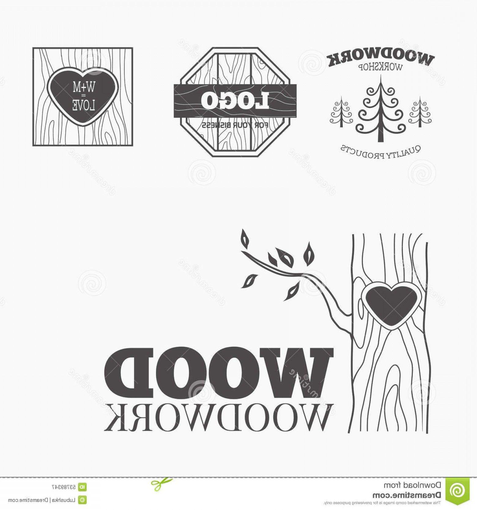 Interesting Company Logo - Stock Illustration Wood Products Logo Vector Woodworking Badges