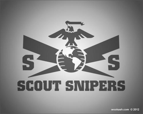 USMC SS Logo - Another artist offers new Marine scout sniper logos
