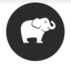 White Elephant Logo - Best Logo Design image. Visual identity, Design logos, Logo