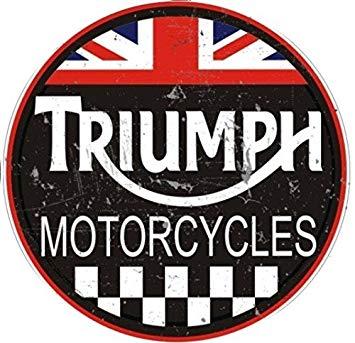 Triumph Circle Logo - Set Of 4 Coasters With Cork Backing Triumph Motorcycle Logo: Amazon ...
