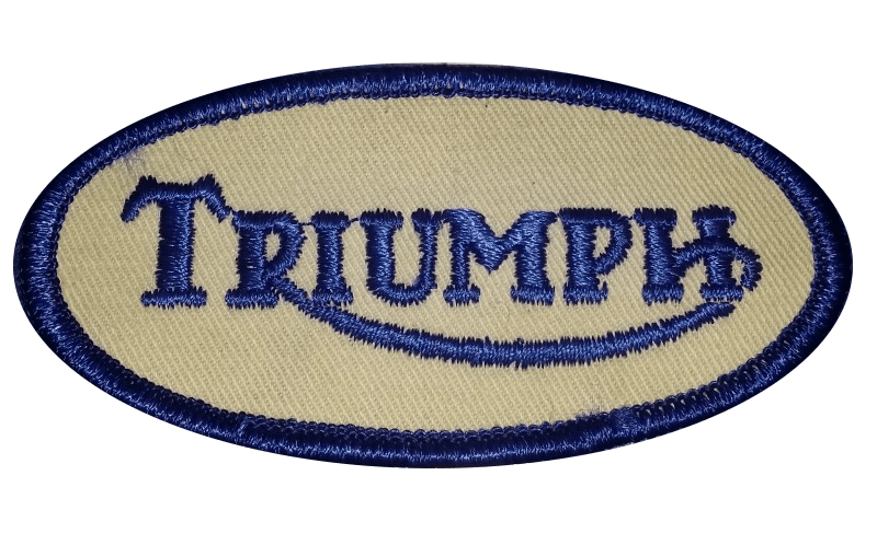 Triumph Circle Logo - Triumph Logo Patch – 3-7/8″ x 1-7/8″ – Baxter Cycle