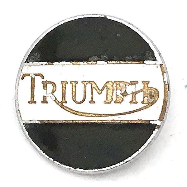 Triumph Circle Logo - Auc Motor Music: Triumph Vintage Logo Pin Badge Triumph Vintage Logo