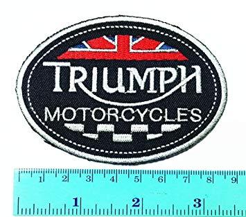 Triumph Circle Logo - Amazon.com: Triumph Motorcycle Patch Triumph Logo Biker Club Logo ...