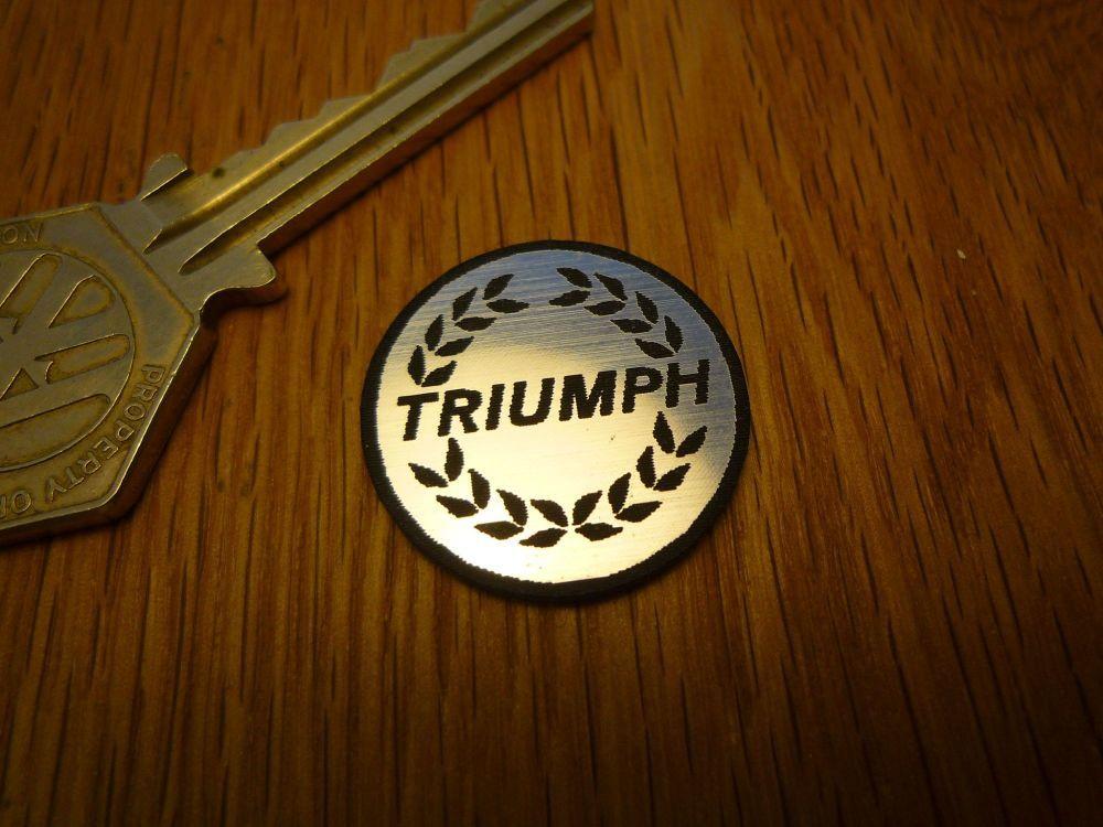 Triumph Circle Logo - Triumph Garland Logo Circular Laser Cut Self Adhesive Car Badge
