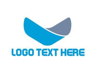 Blue Letter V Logo - Letter V Logos. The Logo Maker