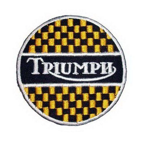 Triumph Circle Logo - Triumph Circle Motorcycle Embroidered Patch