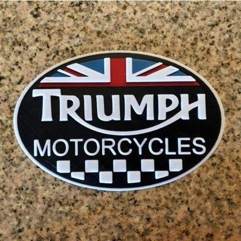 Triumph Circle Logo - Free 3D printer designs Triumph Motorcycles Logo Sign ・ Cults
