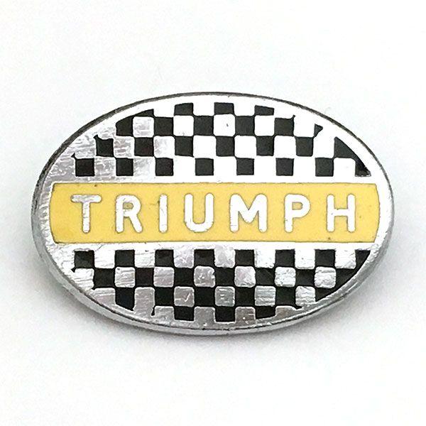 Triumph Circle Logo - auc-motor-music: Triumph vintage logo pin badge Triumph Vintage Logo ...