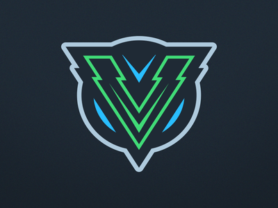 Blue Letter V Logo - Letter V Logo Design - Logos. Logo design, V