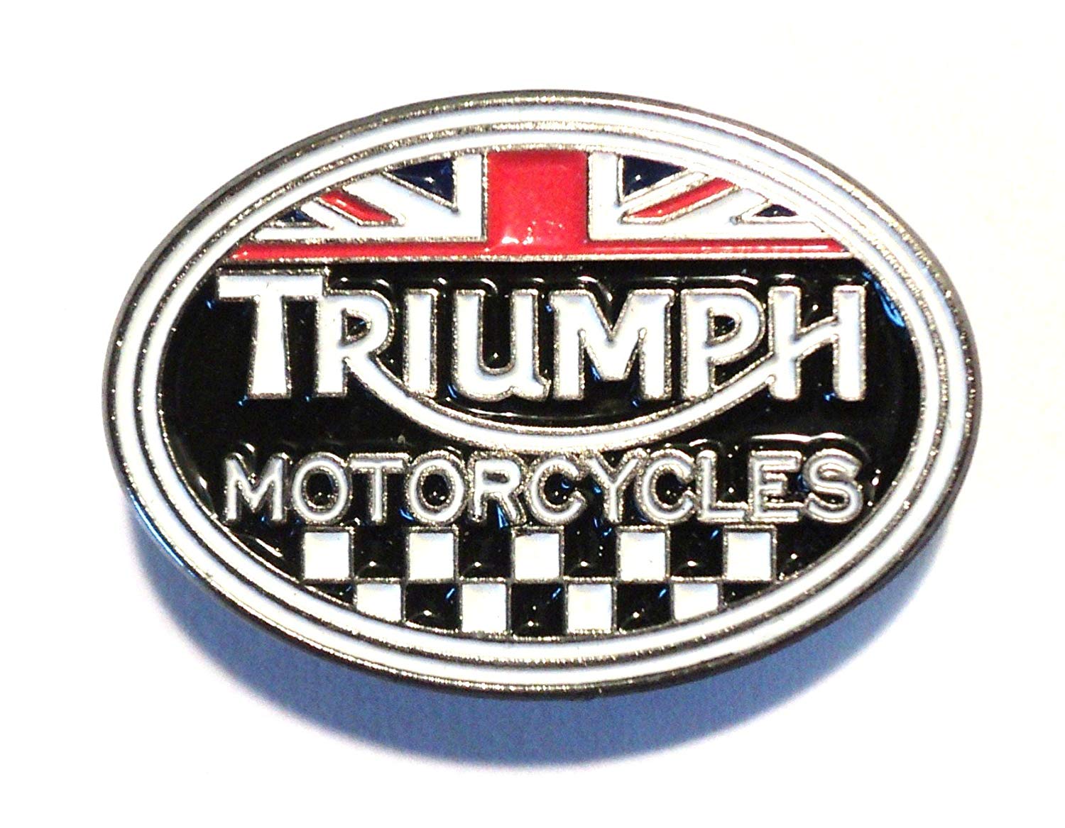 Triumph Circle Logo - Triumph Motorcycles Classic 1960's Biker Metal Motorbike Enamel ...