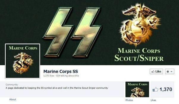USMC SS Logo - Why are Marine Corps scout snipers using the logo of the Nazi SS