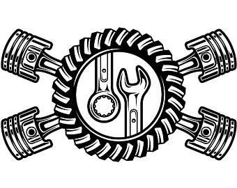 Mechanic Piston Logo - Piston | Etsy