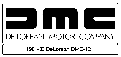 DeLorean DMC-12 Logo - Delorean Car Logo