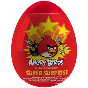 Fast Eggs Logo - ANGRY BIRDS Surprise Egg -Fast shipping from USA | eBay
