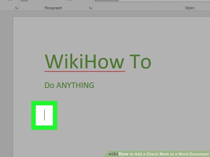 Check Mark with a Web and Tech Logo - 4 Ways to Add a Check Mark to a Word Document - wikiHow