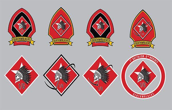 USMC SS Logo - 1st Battalion 6th Marines logo redesign on AIGA Member Gallery