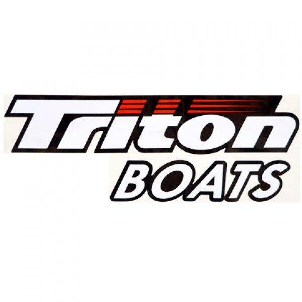 Red White Boat Logo - Triton Boat Logo Decal 1860644 3 8 X 4 5 8 Inch Black Red White