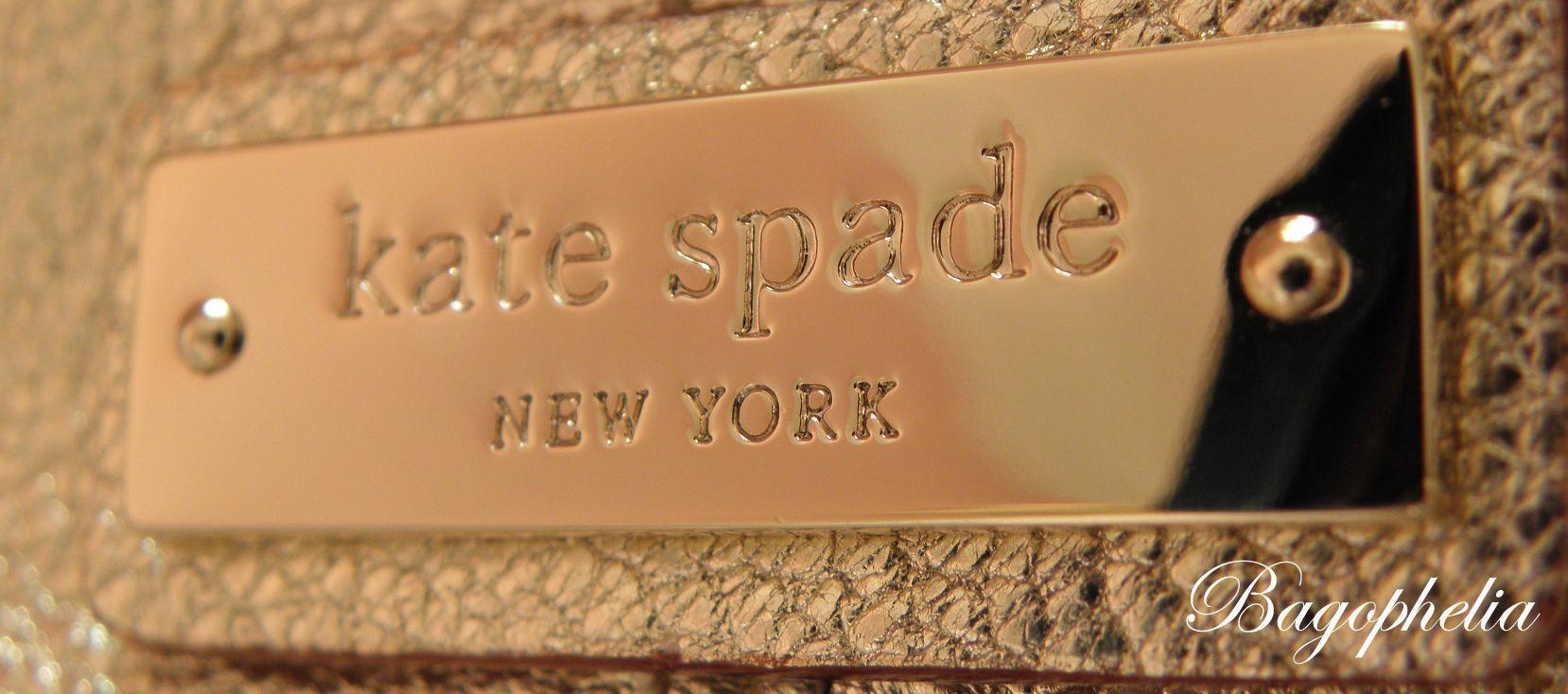 Gold Kate Spade Logo - kate spade la casita ginnifer logo | Bagophelia