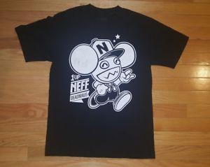 Neff Mau5 Logo - Neff Deadmau5 1UP Black T Shirt DJ Deadmaus Video Game Mario ...