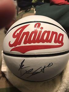 Indiana Basketball Logo - ROMEO LANGFORD SIGNED AUTOGRAPHED INDIANA HOOSIERS BASKETBALL LOGO ...