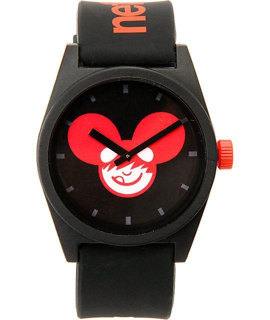 Neff Mau5 Logo - Neff x Deadmau5 Daily Black Watch