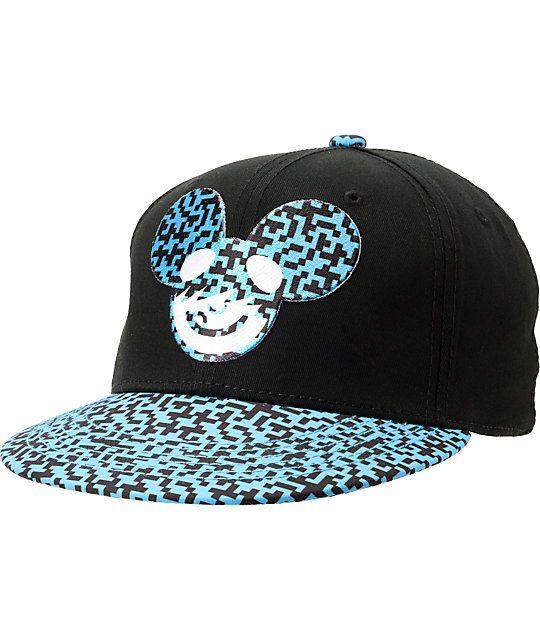 Neff Mau5 Logo - Neff x Deadmau5 Neffmau5 Icon Spreckle Black Snapback Hat | Zumiez