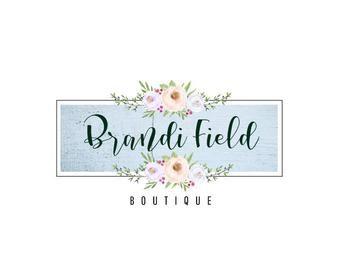 Wooden Rustic Flower Logo - Rustic Barn Logo Design Distressed Vintage Farm Logo Hen | Etsy