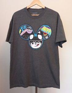 Neff Mau5 Logo - Mens NEFF Deadmau5 Headwear Gray T Shirt Size Large | eBay